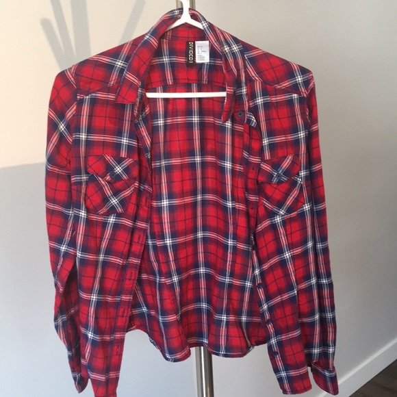 Plaid long-sleeve shirt - Picture 2 of 4